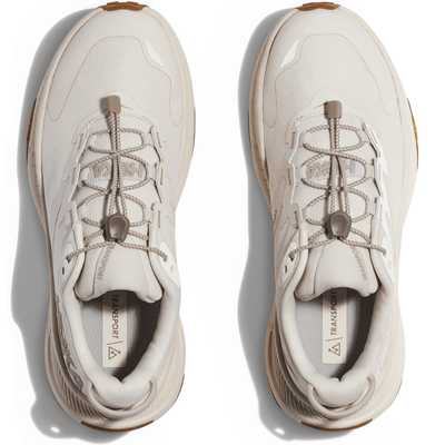 Hoka Women's Transport - BlackToe Running#colour_eggnog