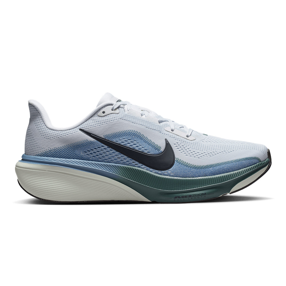 Nike Men's Pegasus 42 - BlackToe Running#colour_pure-platinum-dark-obsidian-work-blue