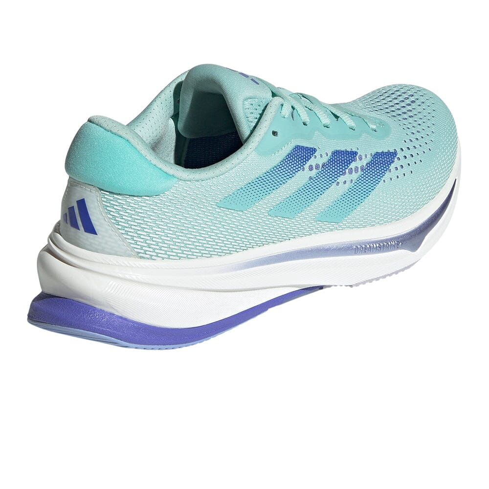 Adidas Women's Supernova Rise W - BlackToe Running#colour_semi-flash-aqua-cobalt-blue-blue-spark-metal