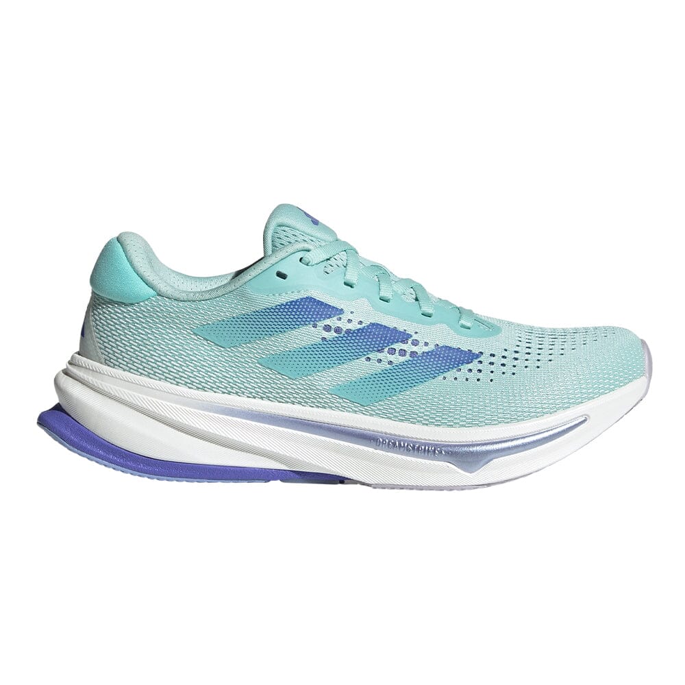 Adidas Women's Supernova Rise W - BlackToe Running#colour_semi-flash-aqua-cobalt-blue-blue-spark-metal