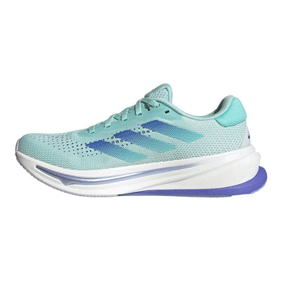 Adidas Women's Supernova Rise W - BlackToe Running#colour_semi-flash-aqua-cobalt-blue-blue-spark-metal