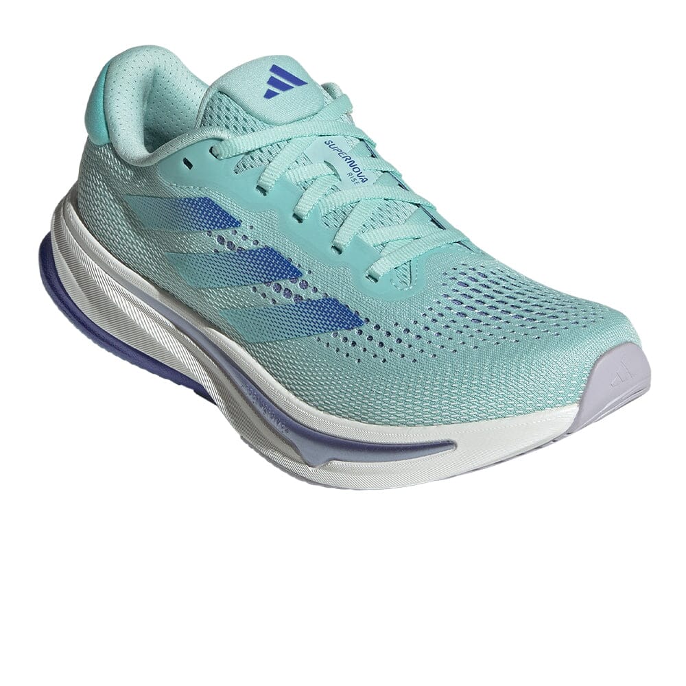 Adidas Women's Supernova Rise W - BlackToe Running#colour_semi-flash-aqua-cobalt-blue-blue-spark-metal