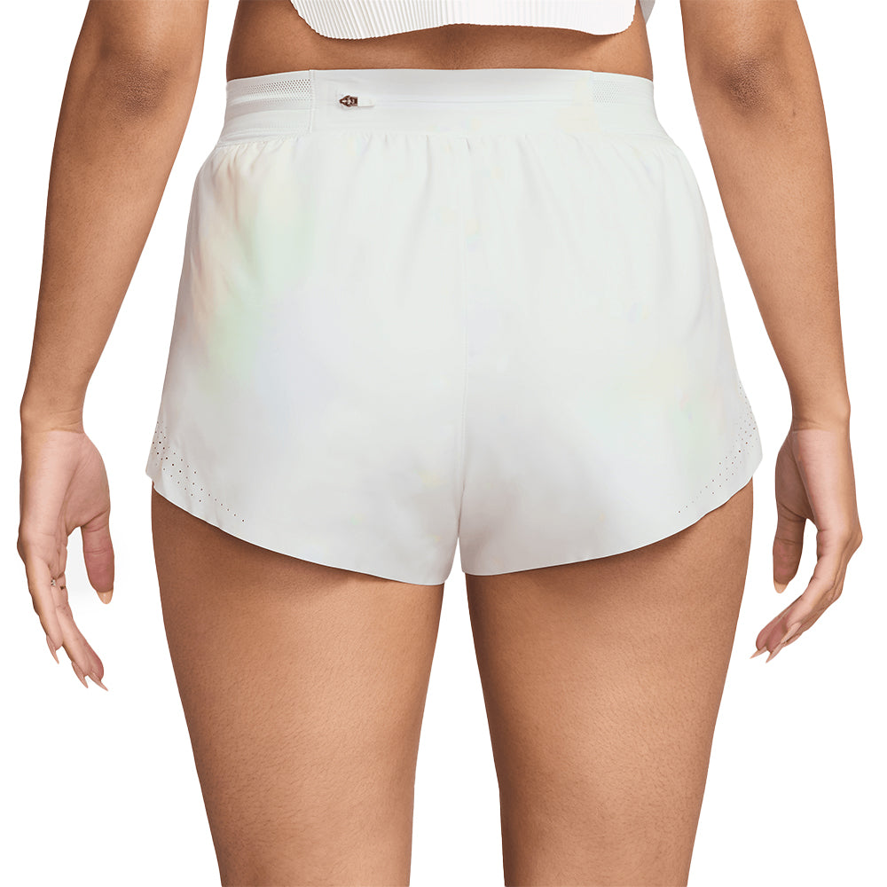 Nike Women's AeroSwift Dri-FIT ADV Mid-Rise Brief-Lined 3" Running Shorts - BlackToe Running#colour_off-white