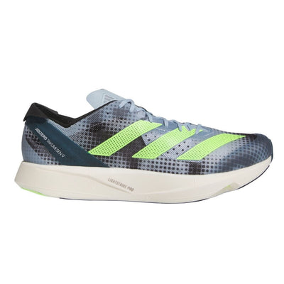 Adidas Adizero Takumi Sen 9 Shoes - BlackToe Running#colour_wonder-blue-lucid-lemon-core-black