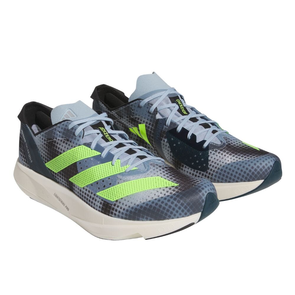 Adidas Adizero Takumi Sen 9 Shoes - BlackToe Running#colour_wonder-blue-lucid-lemon-core-black