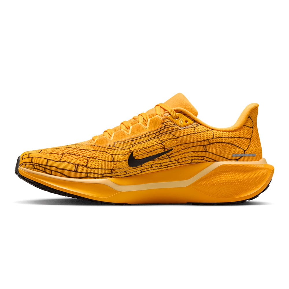 Nike Men's Pegasus 41 LV8 - BlackToe Running#colour_university-gold-black