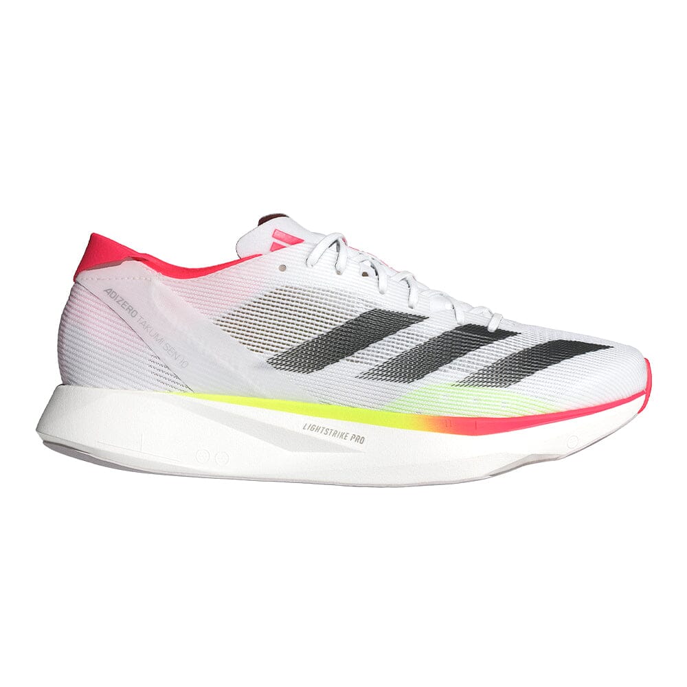 Adidas Men's Adizero Takumi Sen 10 - BlackToe Running#colour_cloud-white-core-black-lucid-red