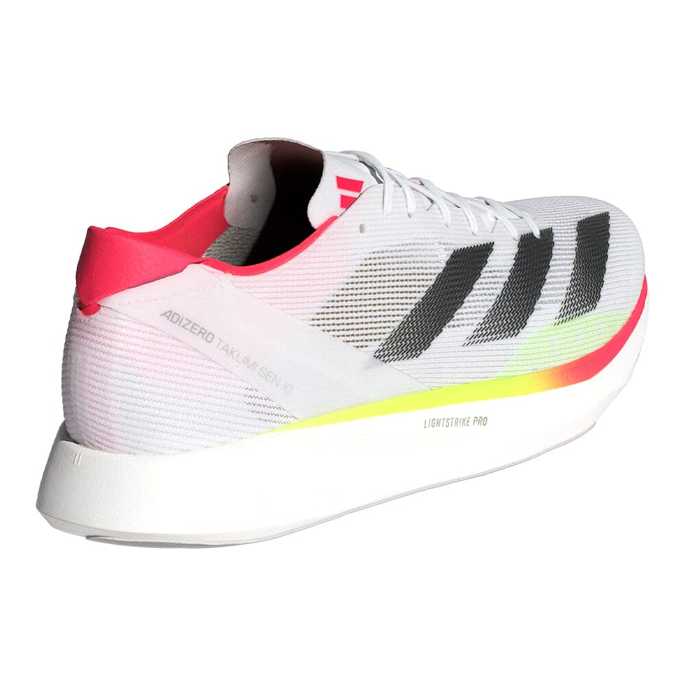 Adidas Men's Adizero Takumi Sen 10 - BlackToe Running#colour_cloud-white-core-black-lucid-red