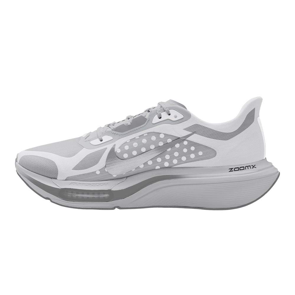 Nike Men's Pegasus Plus 2 - BlackToe Running#colour_white-reflective-silver-grey-fog