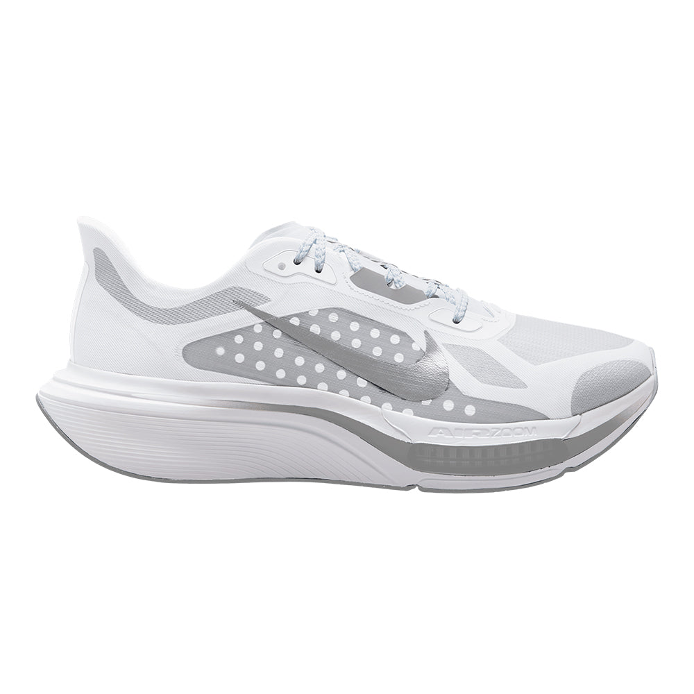 Nike Men's Pegasus Plus 2 - BlackToe Running#colour_white-reflective-silver-grey-fog