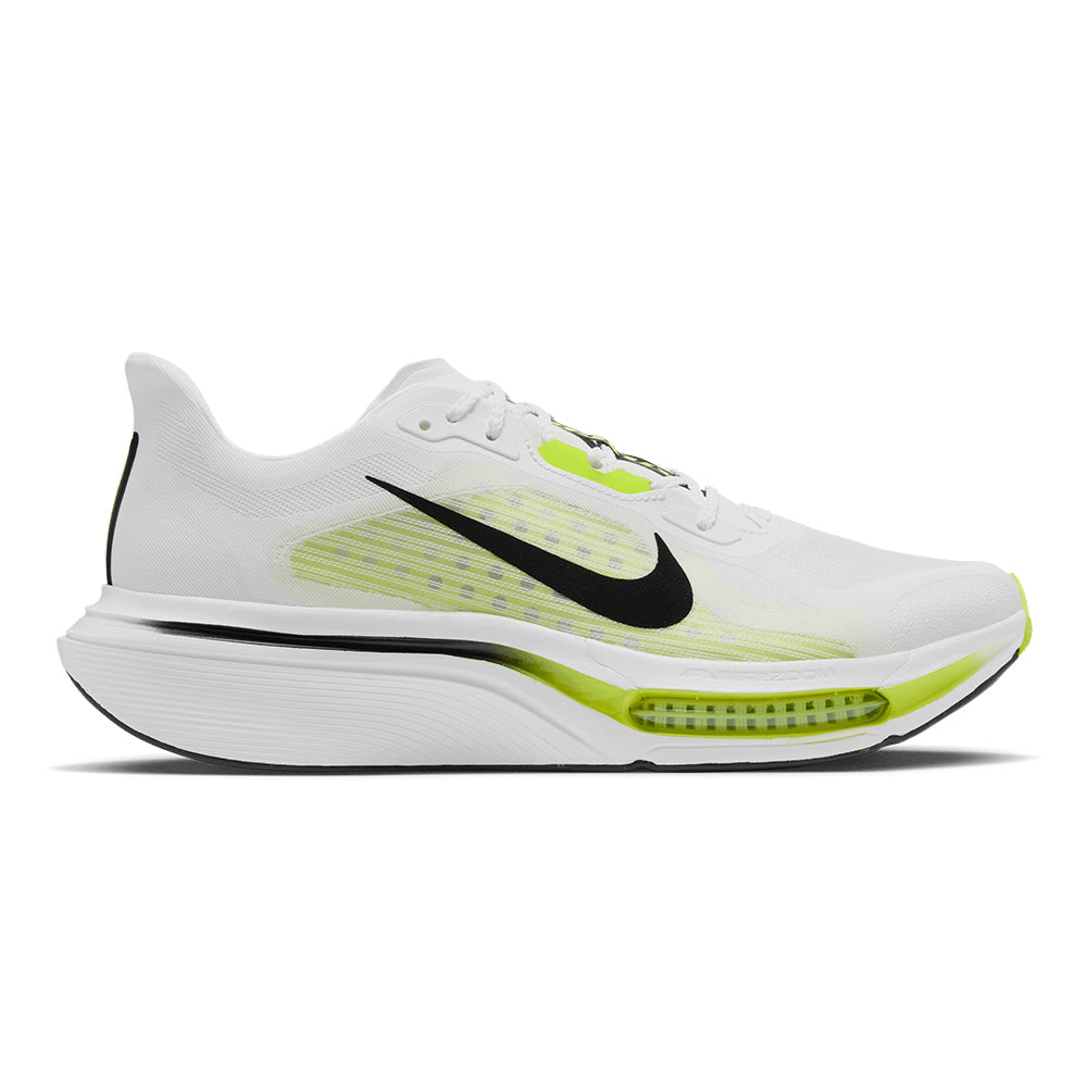 Nike Men's Pegasus Plus 2 - BlackToe Running#colour_white-black-lemon-venom
