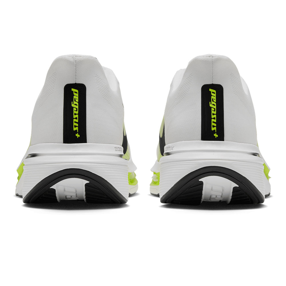 Nike Men's Pegasus Plus 2 - BlackToe Running#colour_white-black-lemon-venom