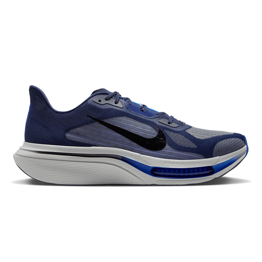 Nike Men's Pegasus Plus 2 - BlackToe Running#colour_midnight-navy-black-racer-blue-grey-mist