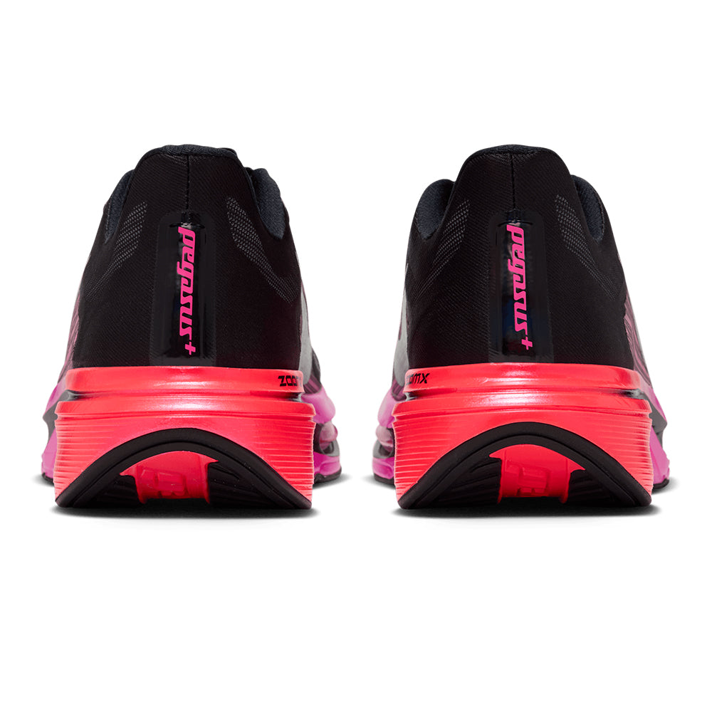 Nike Women's Pegasus Plus 2 - BlackToe Running#colour_black-hyper-pink-laser-crimson