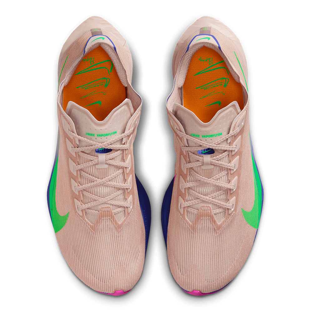 Nike Women's Vaporfly 4 - BlackToe Running#colour_silt-red-green-shock-fire-pink