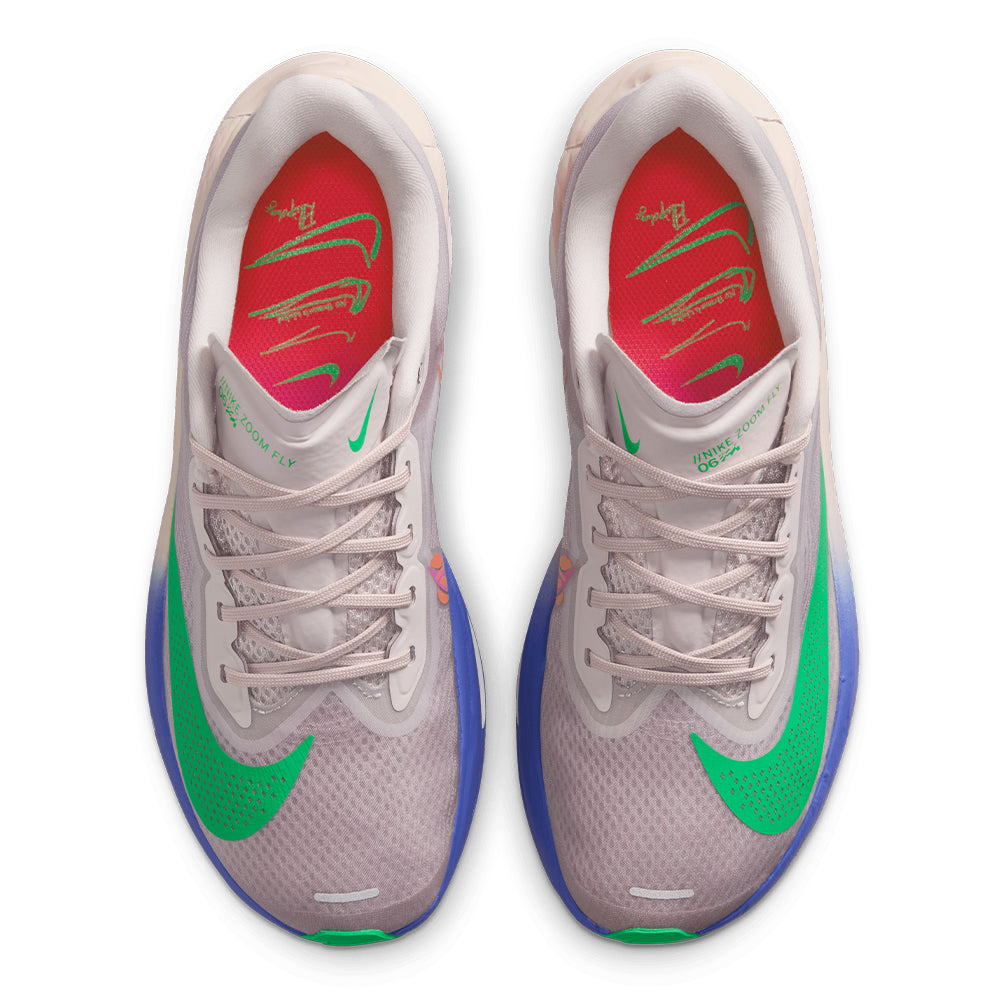 Nike Women's Zoom Fly 6 "Eliud Kipchoge" - BlackToe Running#colour_silt-red-green-shock-persian-violet