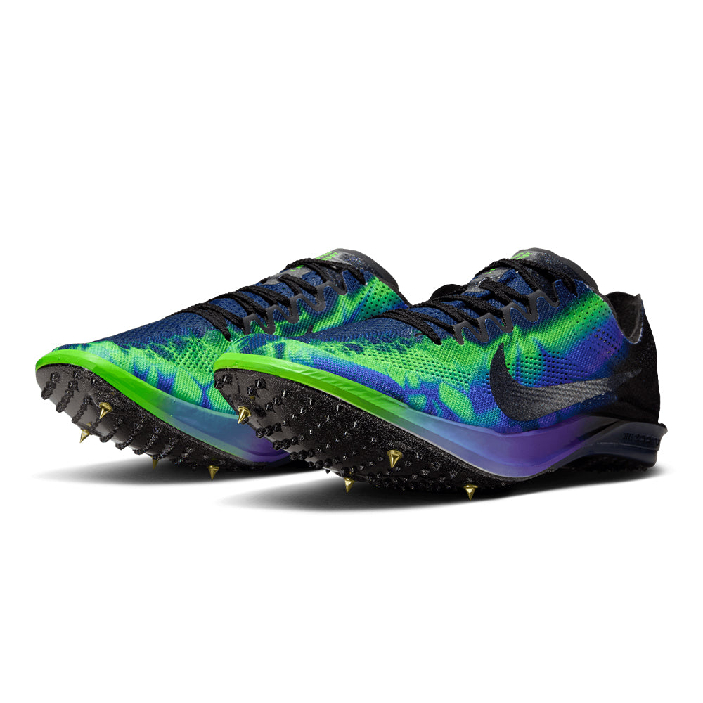 Nike Unisex Dragonfly 2 Spikes - BlackToe Running#colour_fierce-purple-electric-green
