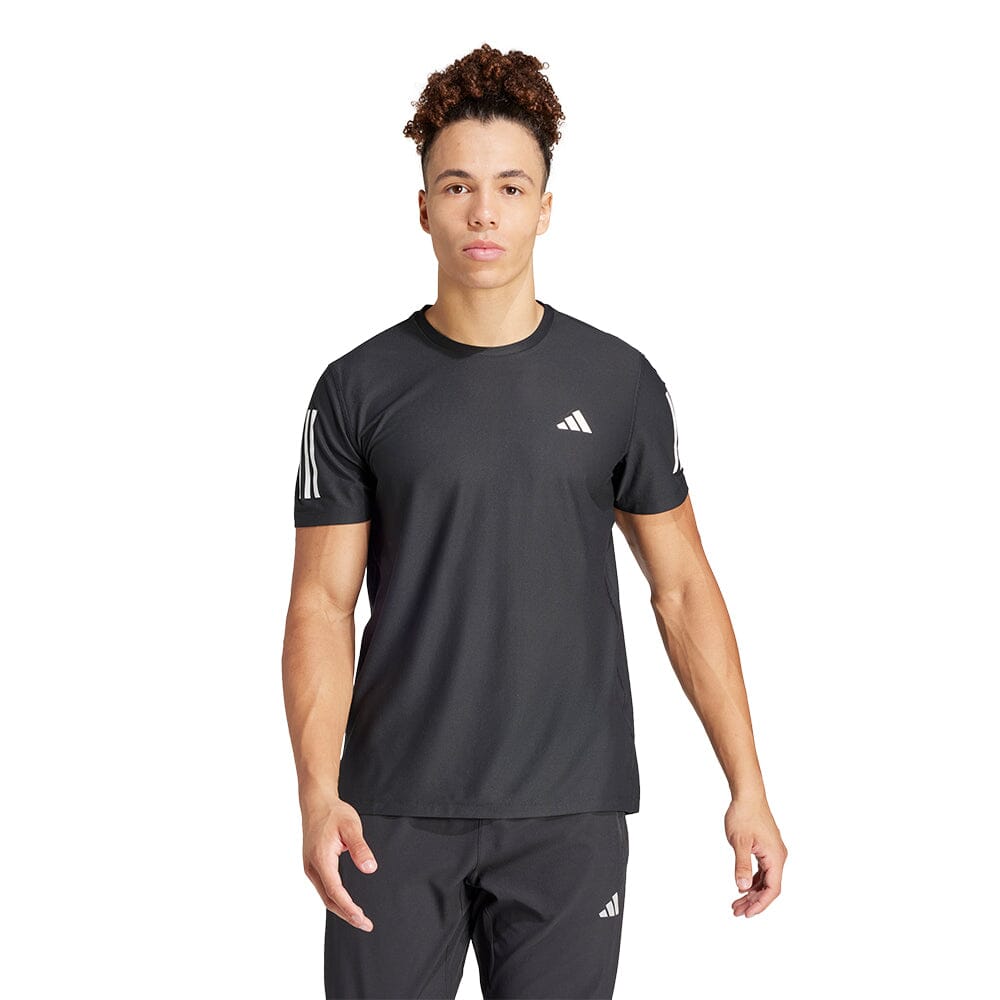 Adidas Men's Own the Run Tee - BlackToe Running