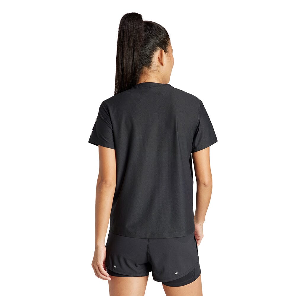 Adidas Women's Own The Run Tee - BlackToe Running#colour_black