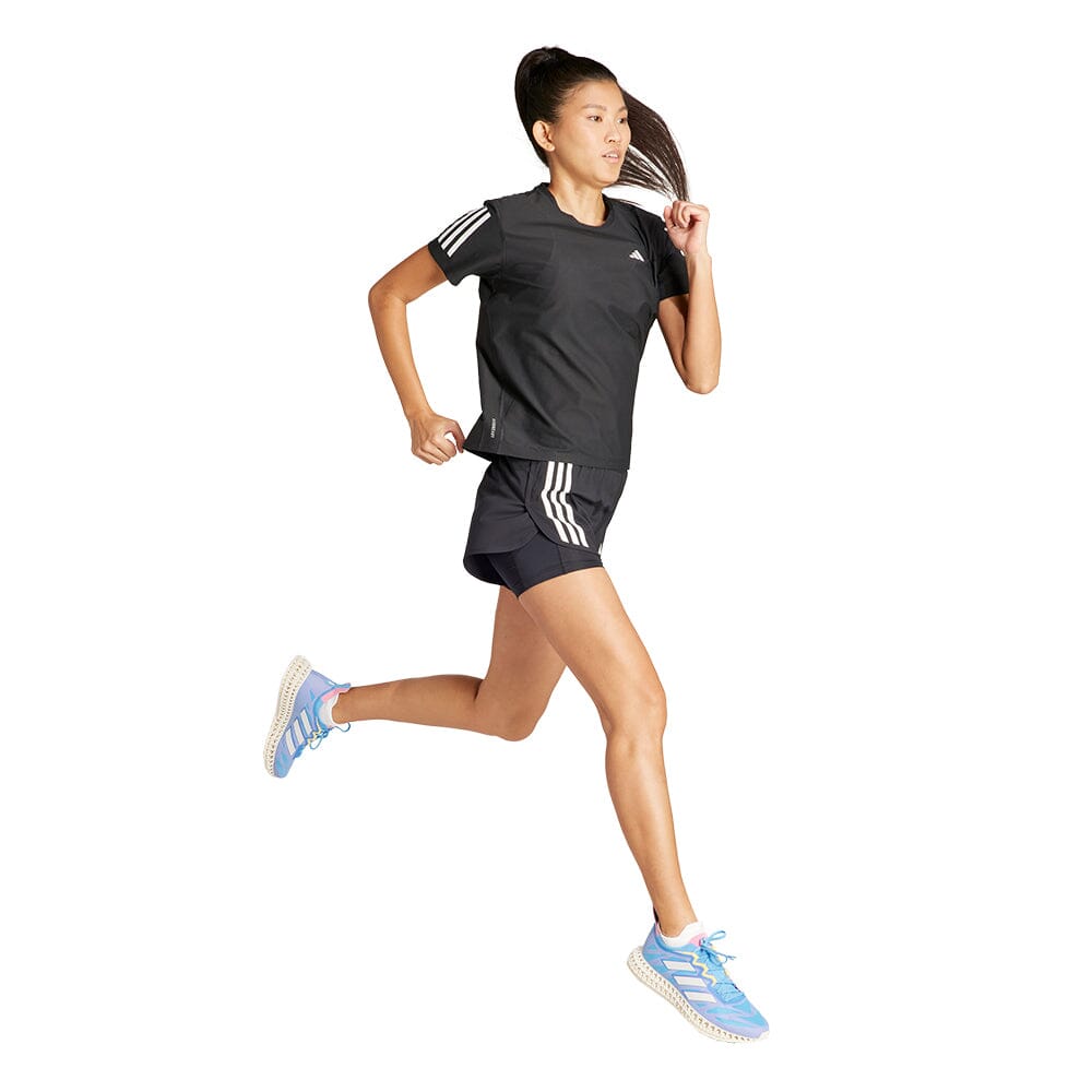 Adidas Women's Own The Run Tee - BlackToe Running#colour_black