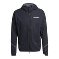 Adidas Men's Terrex Xperior 2.5L Light Rain.Rdy Jacket Men's Tops - BlackToe Running - Small 