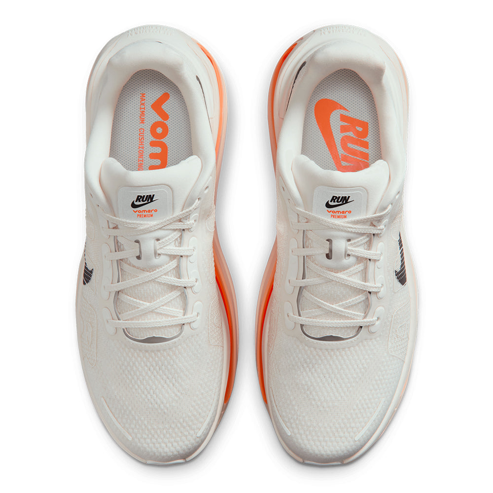 Nike Men's Vomero Premium - BlackToe Running#colour_sail-coconut-milk-orange