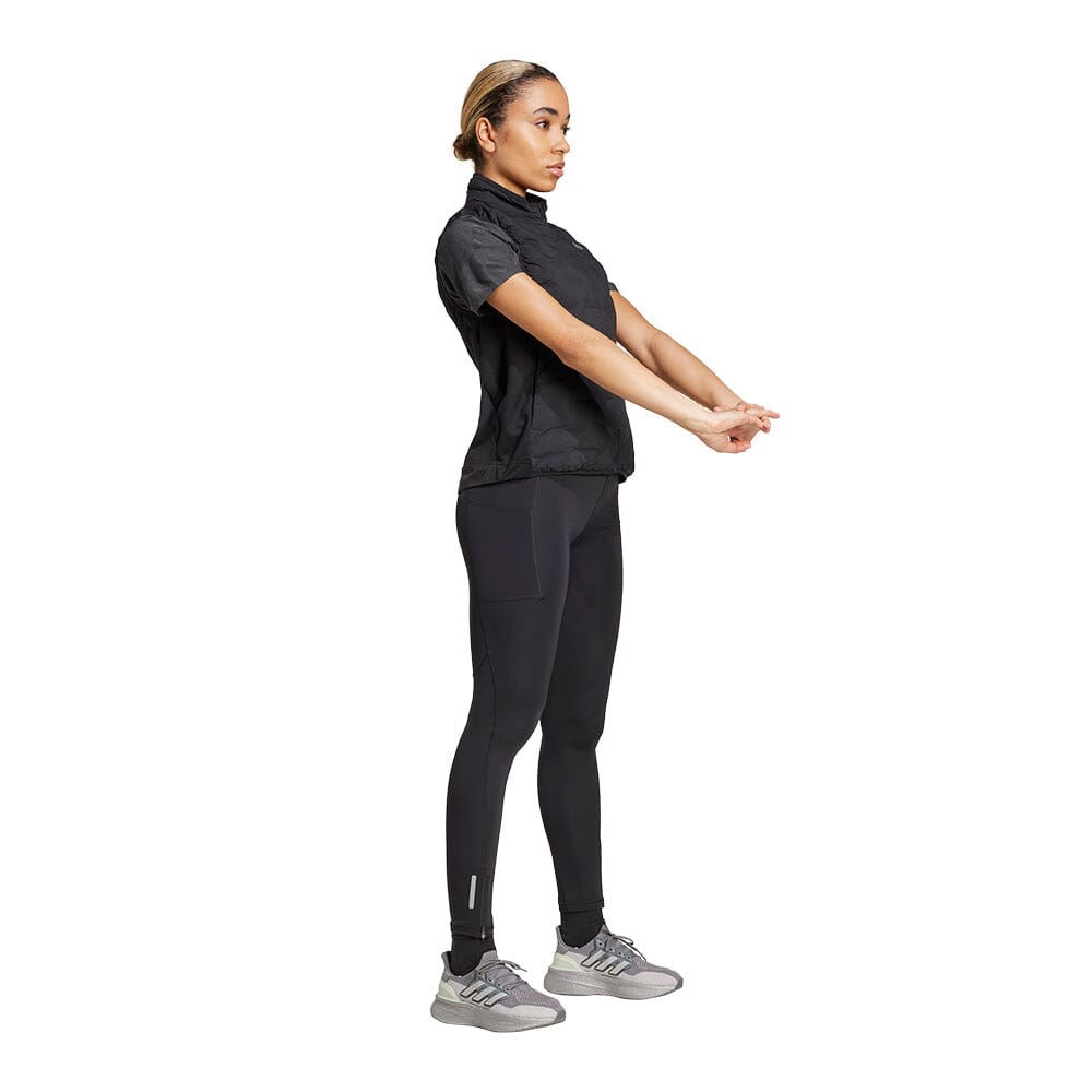 Adidas Women's Adizero Running Padded Vest - BlackToe Running