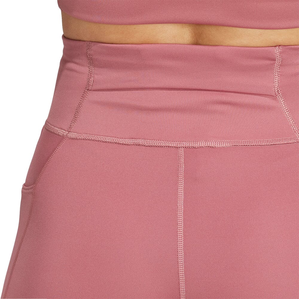 Adidas Women's Own the Run 7/8 Leggings - BlackToe Running#colour_preloved-crimson