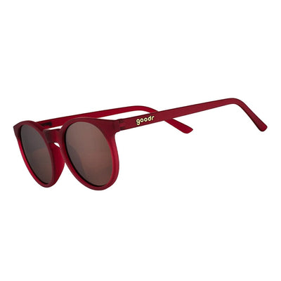 Goodr Circle G Sunglasses "I'm Wearing Burgundy?" Sunglasses - BlackToe Running - 