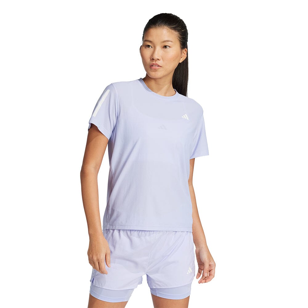 Adidas Women's Own The Run Tee - BlackToe Running#colour_violet