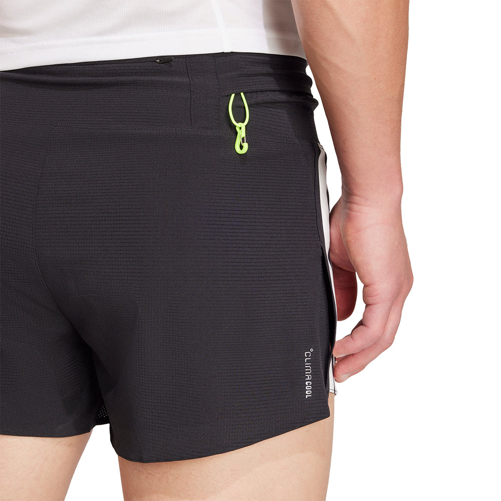 Adidas Men's Adizero Running Gel Pocket Shorts 5" - BlackToe Running