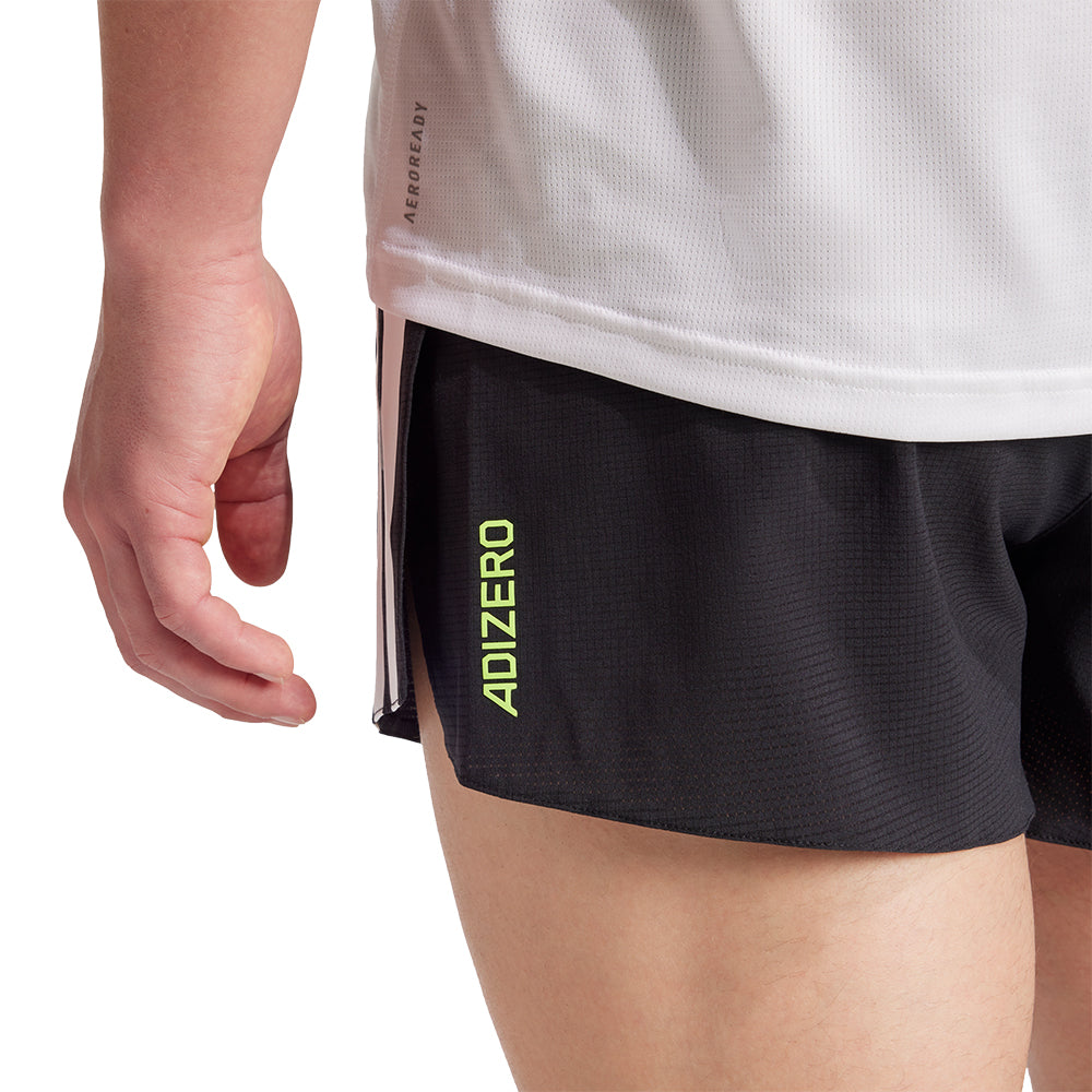 Adidas Men's Adizero Running Gel Pocket Shorts 3" - BlackToe Running