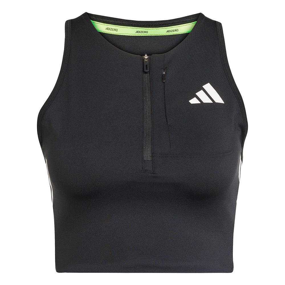 Adidas Women's Adizero Running Gel Pocket Crop Top - BlackToe Running