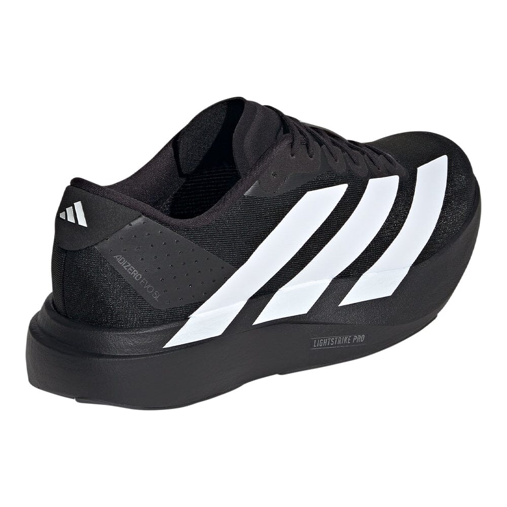 Adidas Men's Adizero Evo SL - BlackToe Running#colour_core-black-cloud-white