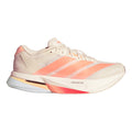 Adidas Women's Adizero Boston 13 - BlackToe Running#colour_off-white-beam-orange-acid-orange