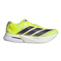 Adidas Men's Adizero Boston 13 - BlackToe Running#colour_solar-yellow-aurora-plum-powder-plum