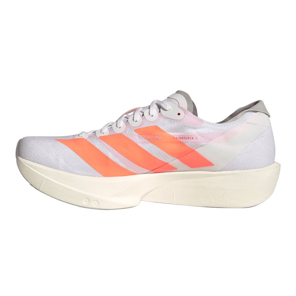 Adidas Women's Adizero Takumi Sen 11 - BlackToe Running#colour_cloud-white-beam-orange-lucid-red