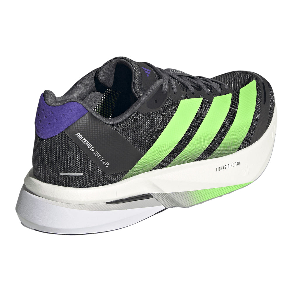 Adidas Men's Adizero Boston 13 - BlackToe Running#colour_core-black-lime-burst-energy-ink