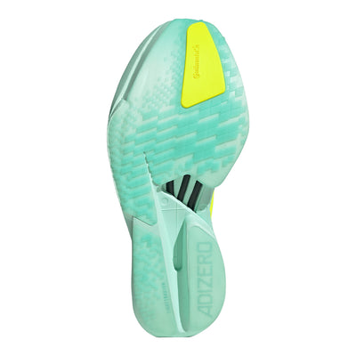 Adidas Men's Adizero Adios Pro 4 - BlackToe Running#colour_semi-flash-aqua-lucid-lemon-mint-ton
