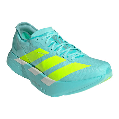 Adidas Men's Adizero Adios Pro 4 - BlackToe Running#colour_flash-aqua-lucid-lemon-mint-ton