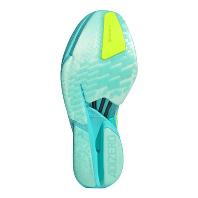 Adidas Men's Adizero Adios Pro 4 - BlackToe Running#colour_flash-aqua-lucid-lemon-mint-ton