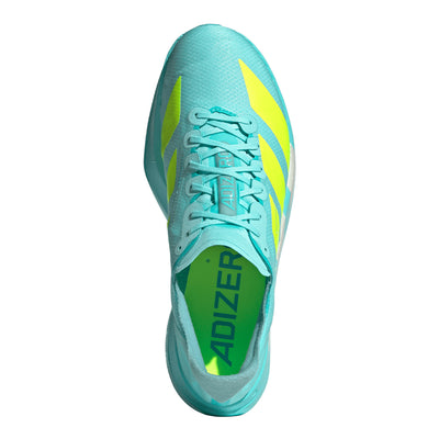 Adidas Men's Adizero Adios Pro 4 - BlackToe Running#colour_flash-aqua-lucid-lemon-mint-ton
