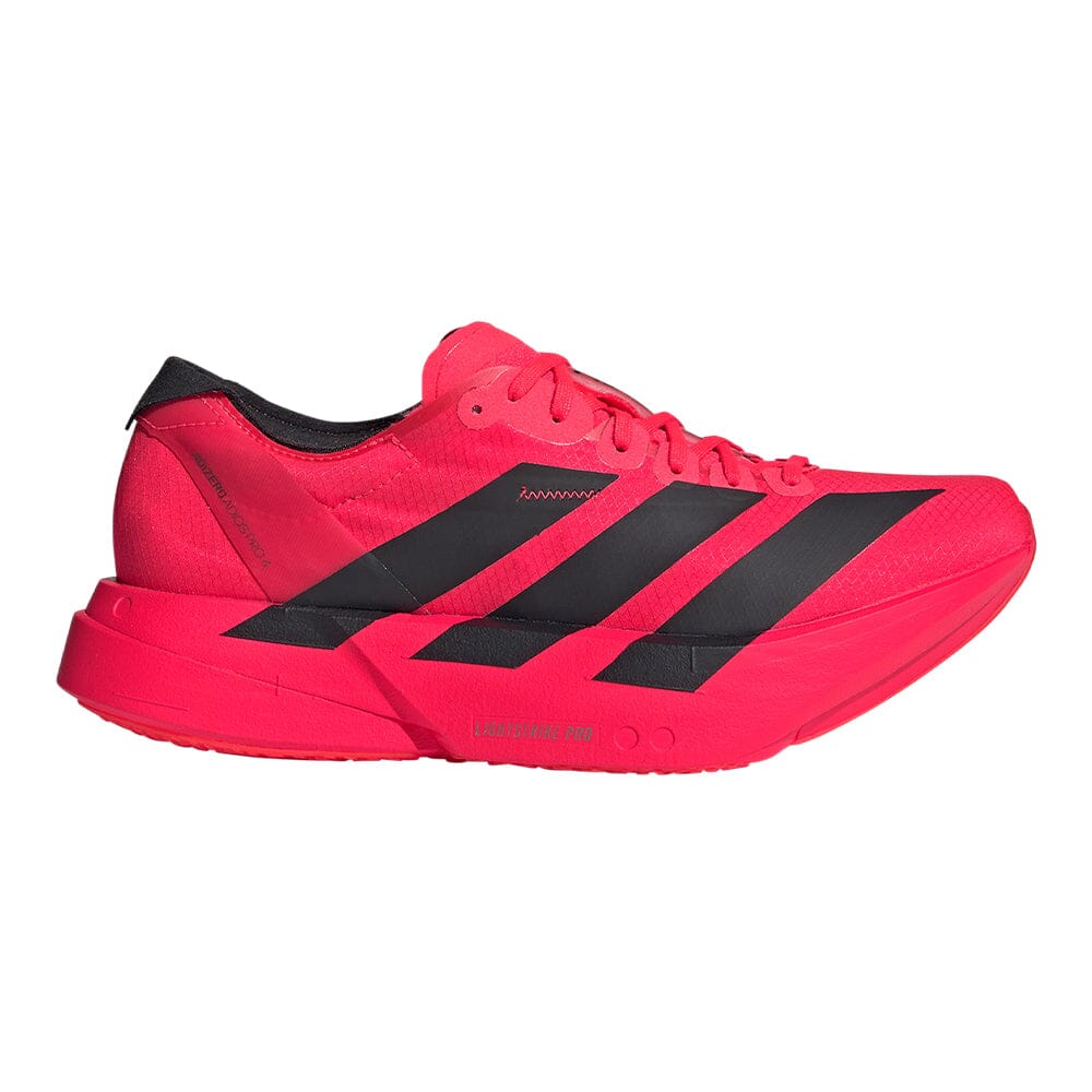 Adidas Women's Adizero Adios Pro 4 - BlackToe Running#colour_lucid-red-core-black