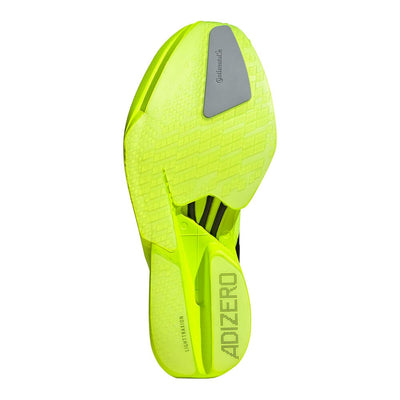 Adidas Women's Adizero Adios Pro 4 - BlackToe Running#colour_lucid-lemon-core-black-halo-silver