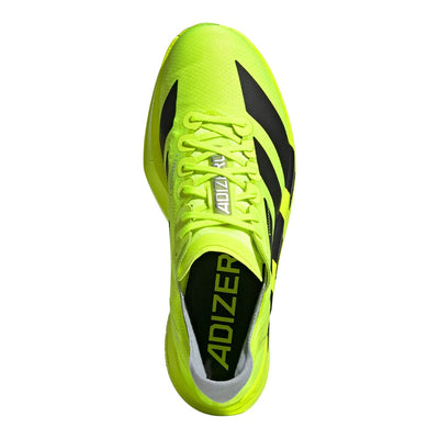 Adidas Women's Adizero Adios Pro 4 - BlackToe Running#colour_lucid-lemon-core-black-halo-silver