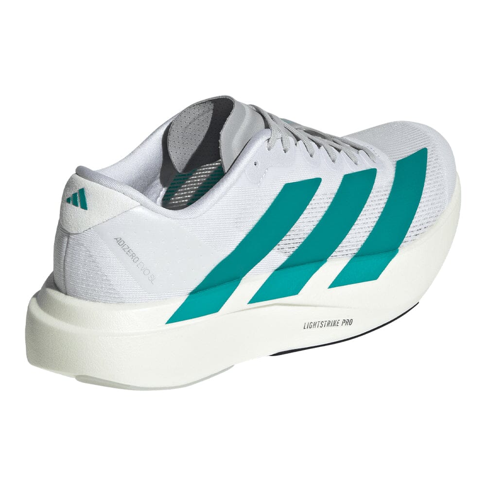 Adidas Women's Adizero Evo SL - BlackToe Running#colour_white-pure-teal-grey