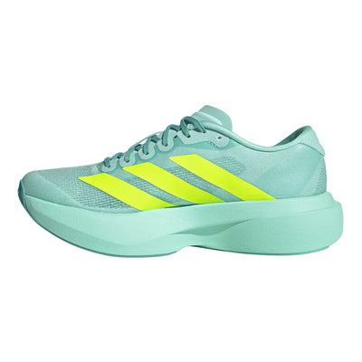 Adidas Women's Adizero Evo SL - BlackToe Running#colour_flash-aqua-lucid-lemon-mint-ton