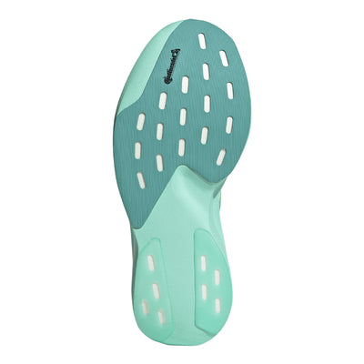 Adidas Women's Adizero Evo SL - BlackToe Running#colour_flash-aqua-lucid-lemon-mint-ton