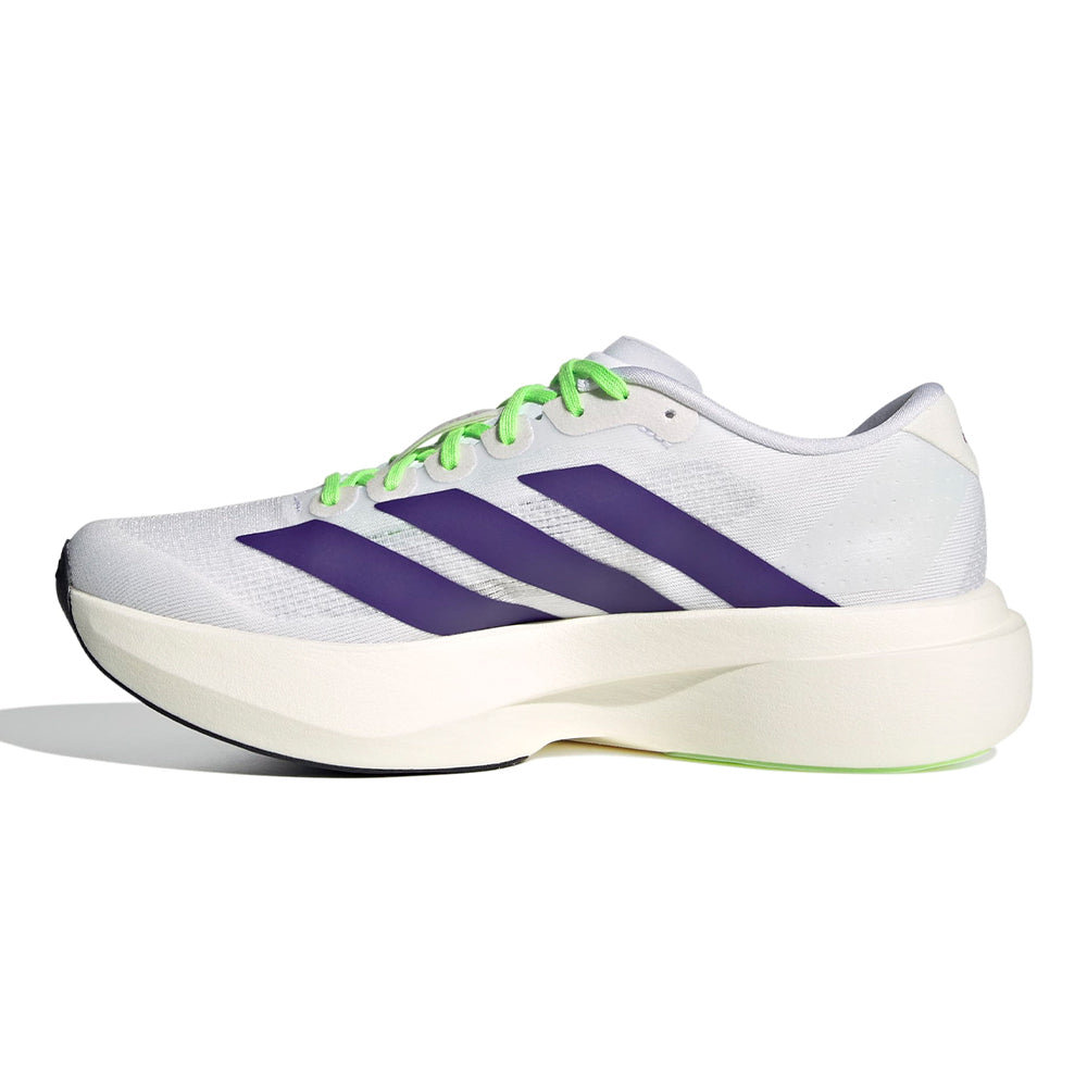 Adidas Women's Adizero Evo SL - BlackToe Running#colour_white-purple-burst