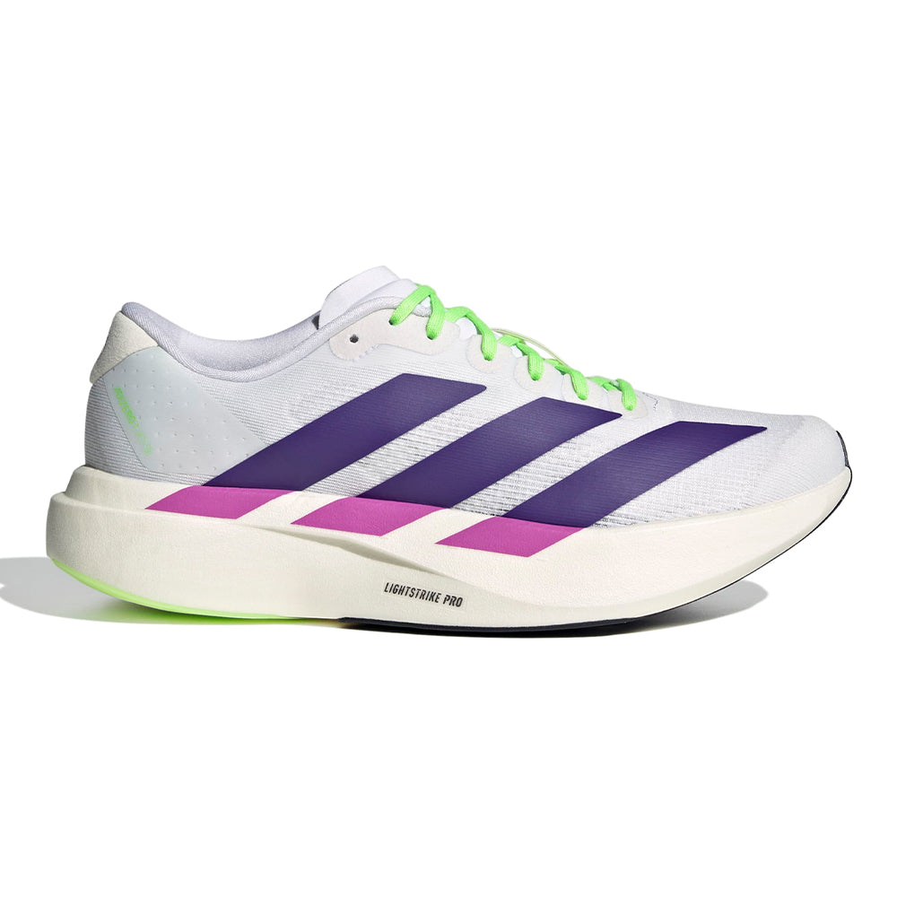 Adidas Women's Adizero Evo SL - BlackToe Running#colour_white-purple-burst